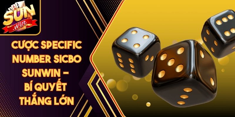 Cược Specific Number Sicbo Sunwin - Bí Quyết Thắng Lớn